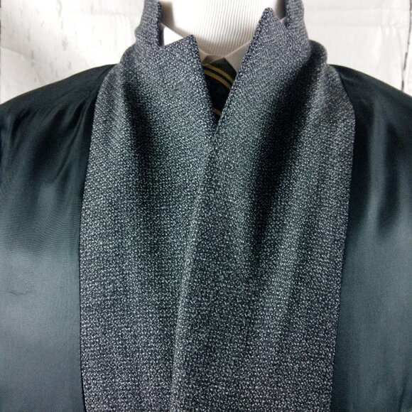 Joseph & Feiss 45R Lambswool 2 Button Gray Multicolor Textured Blazer Sport Coat - Picture 9 of 12